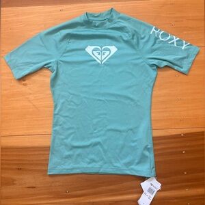 Roxy Surf Shirt Teal Size Small NWT